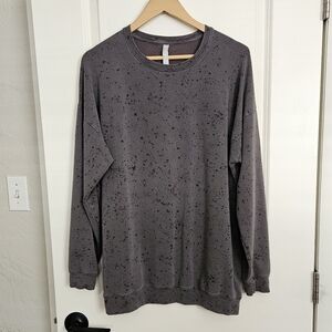 Athleta splatter oversized sweatshirt (large tall)